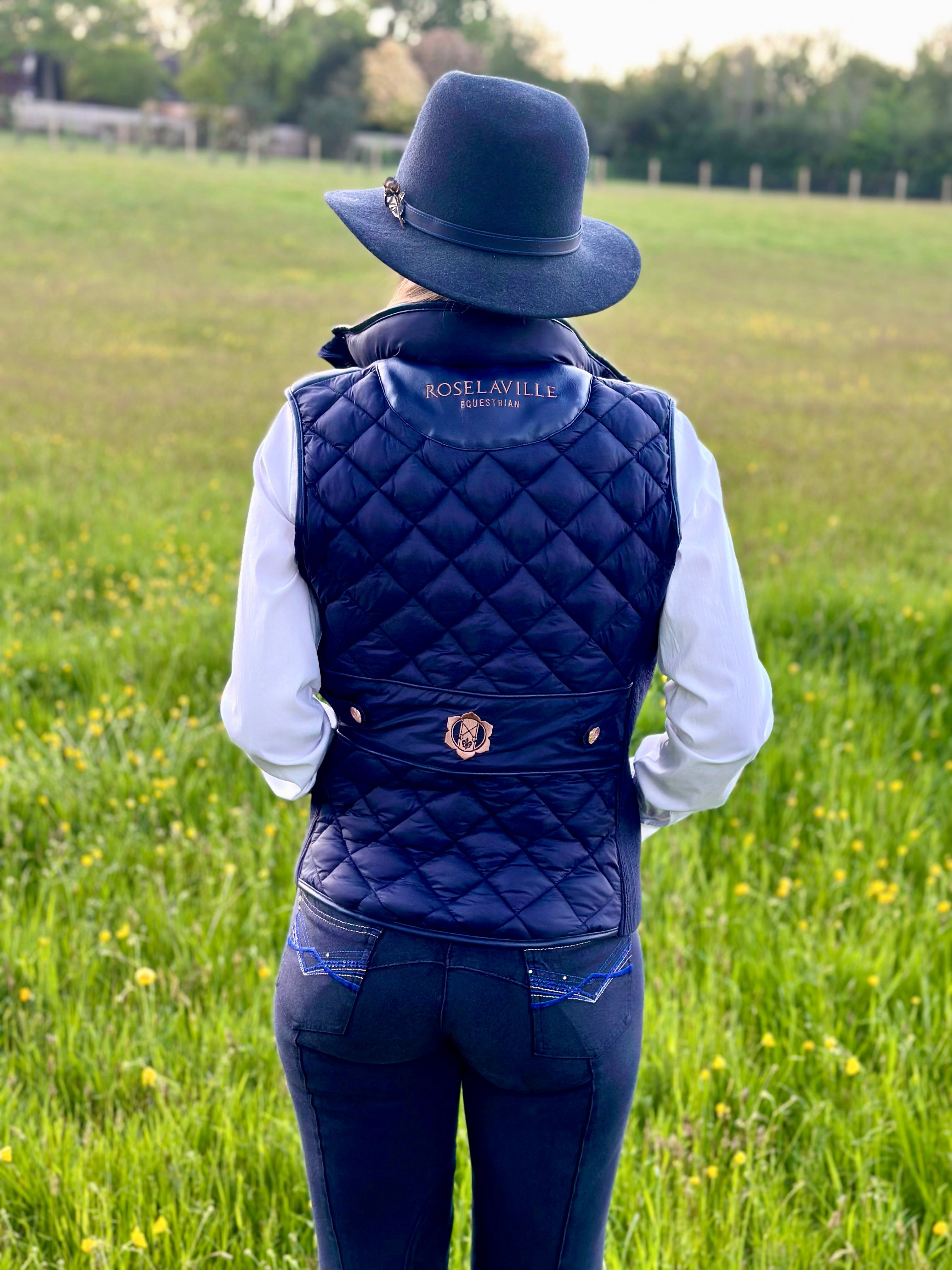 RL Adore Series Riding Gilet in Navy Blue