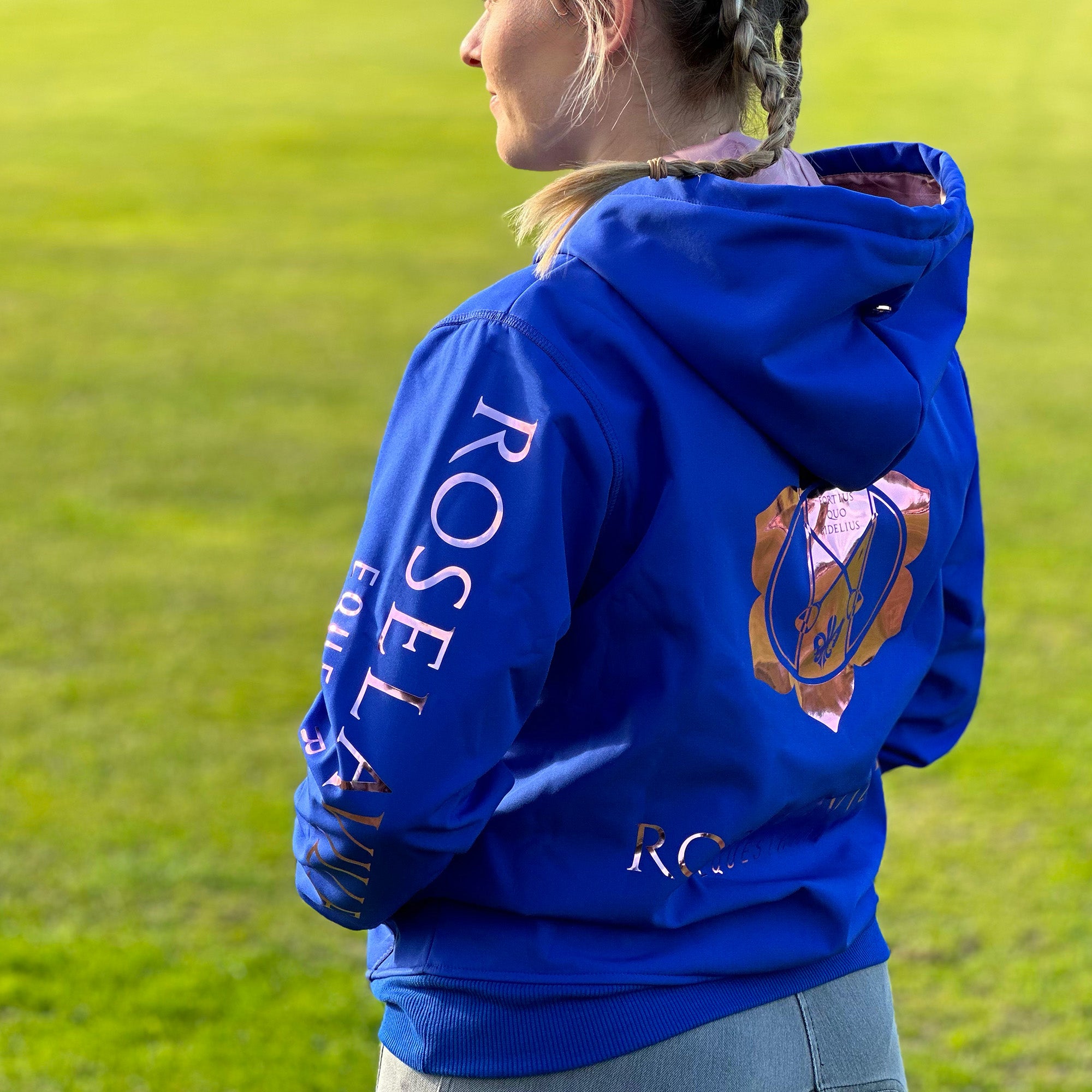 Adore Series Outdoor 1/4 Zip Hoodie in Cobalt Blue by RL